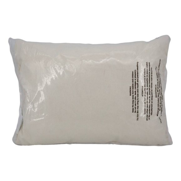 DEMDACO Letters to Santa White and Red 12 x 18 Inch Christmas Throw Pillow - Hal - Picture 2 of 3